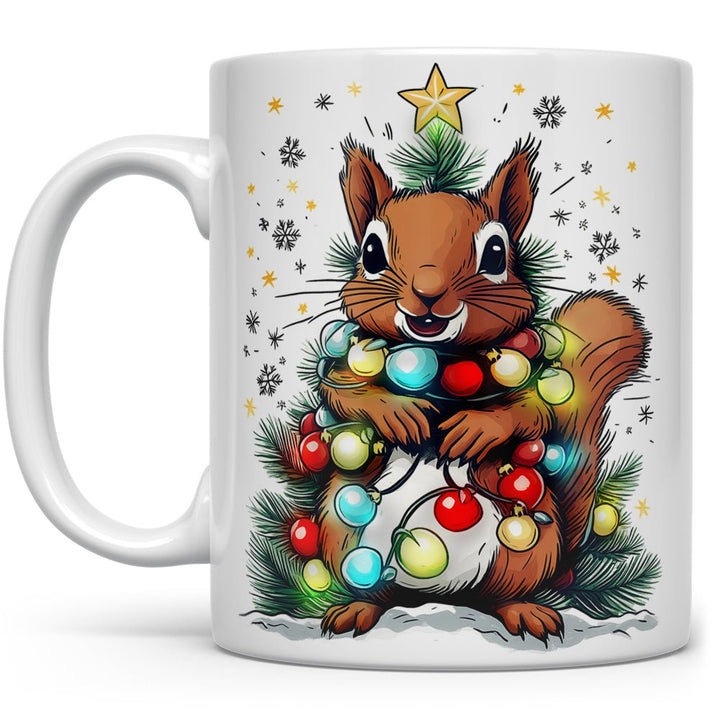 Holiday Squirrel Mug - Loftipop