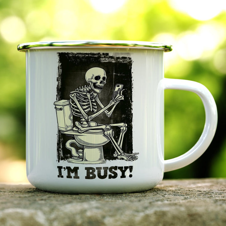 I'm Busy Camp Mug - Loftipop