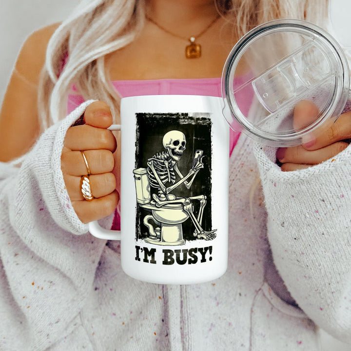 I'm Busy Insulated Travel Mug - Loftipop