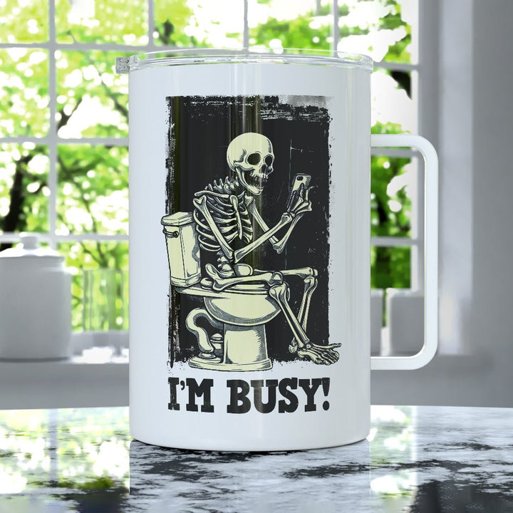 I'm Busy Insulated Travel Mug - Loftipop