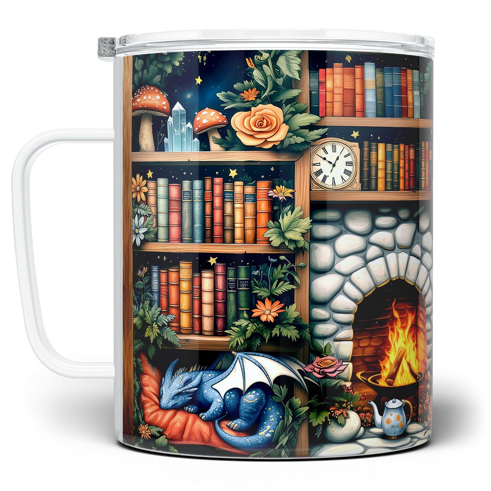 Magical Library Insulated Travel Mug - Loftipop