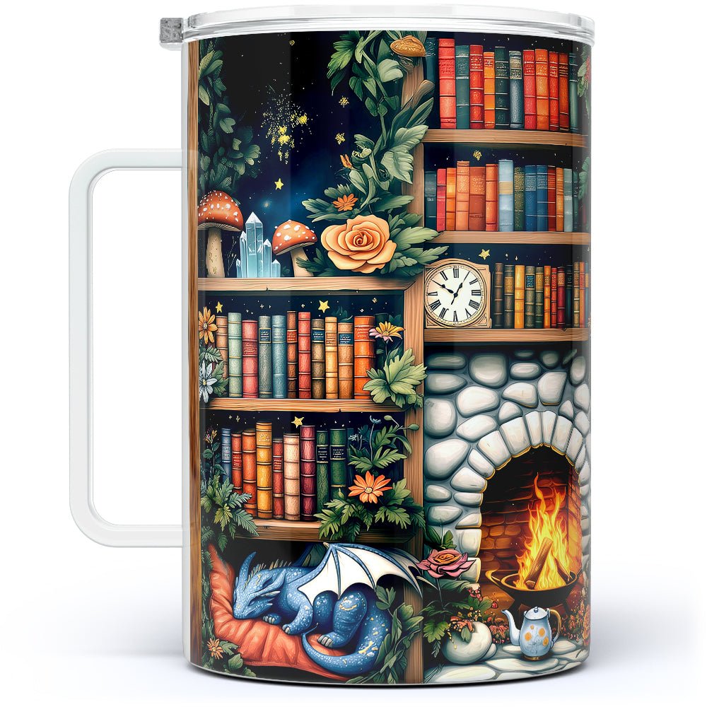 Magical Library Insulated Travel Mug - Loftipop