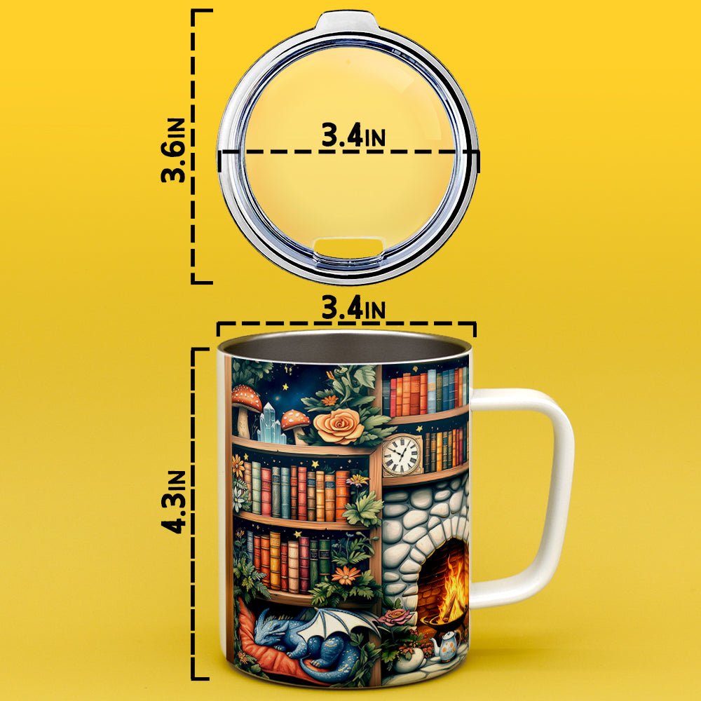 Magical Library Insulated Travel Mug - Loftipop