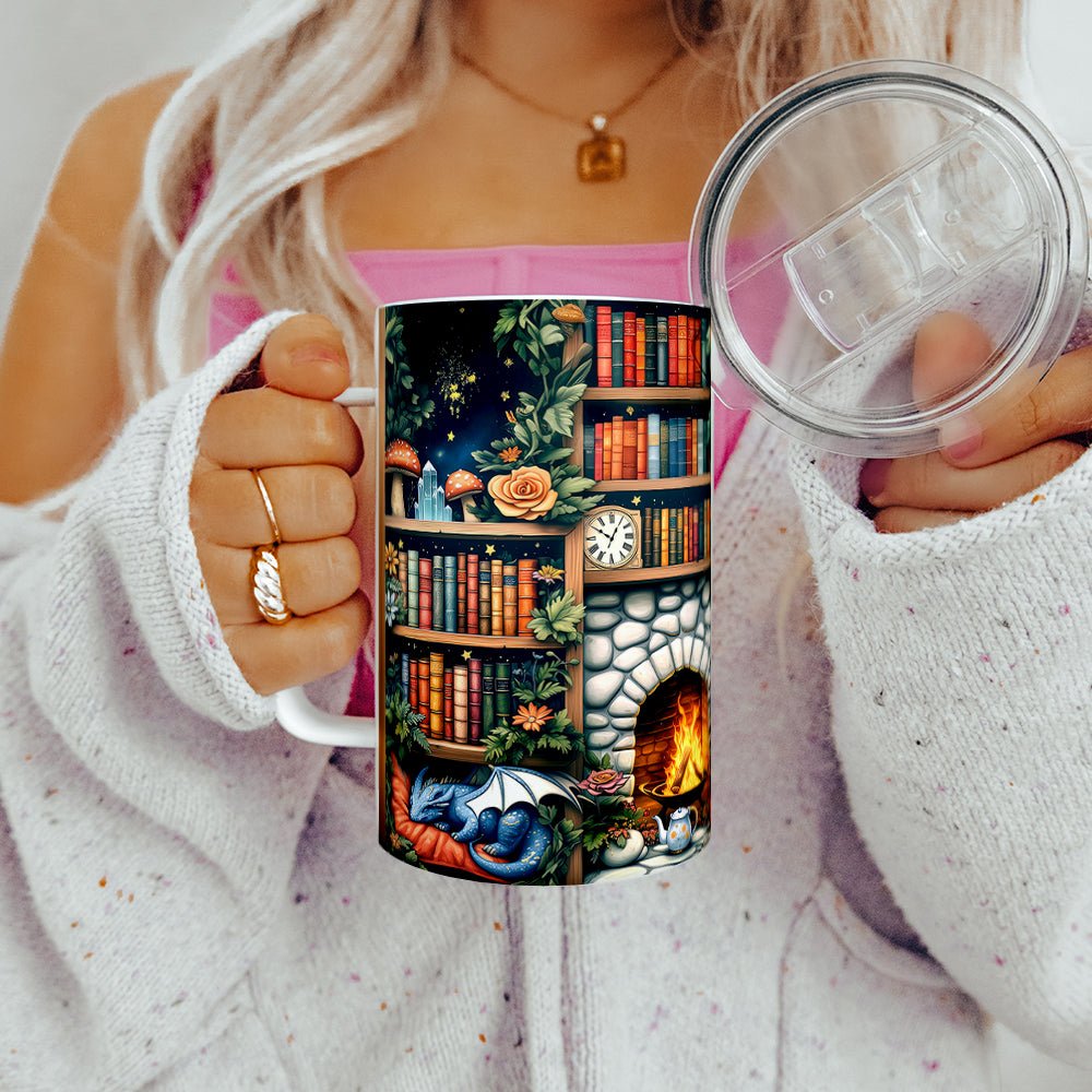 Magical Library Insulated Travel Mug - Loftipop