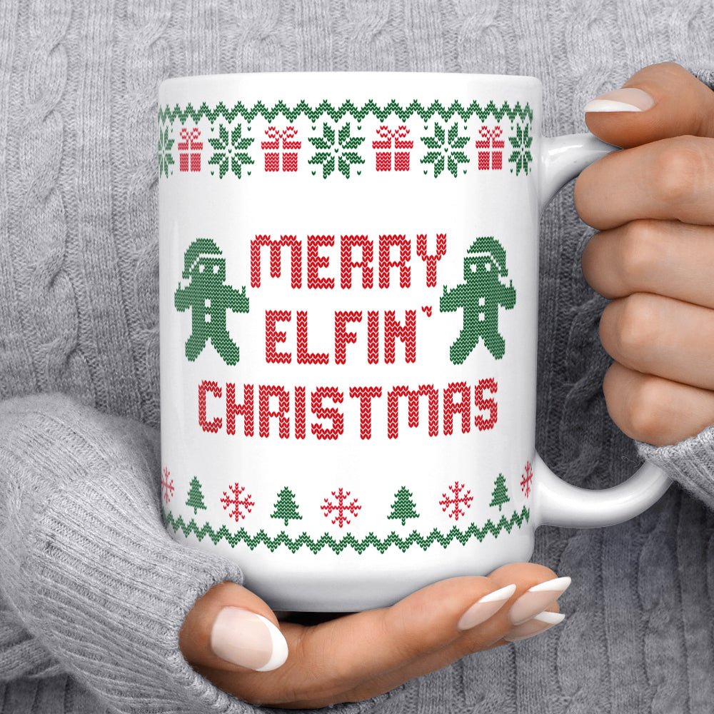 Merry Elfin Christmas Mug - Loftipop