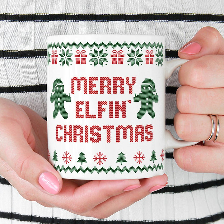 Merry Elfin Christmas Mug - Loftipop