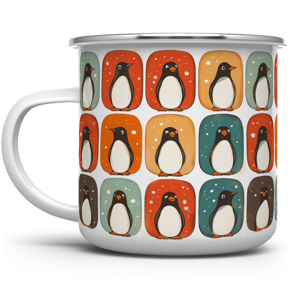 Mod Winter Penguin Camp Mug - Loftipop