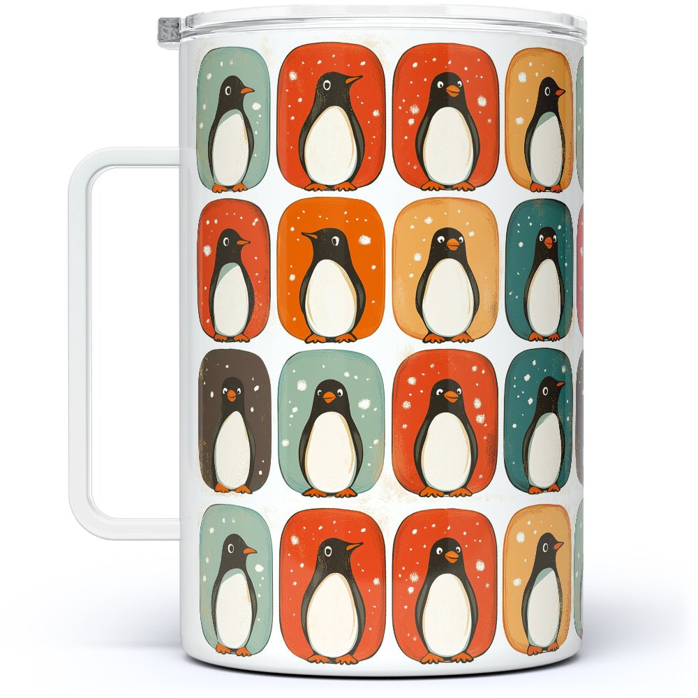 Mod Winter Penguin Insulated Travel Mug - Loftipop