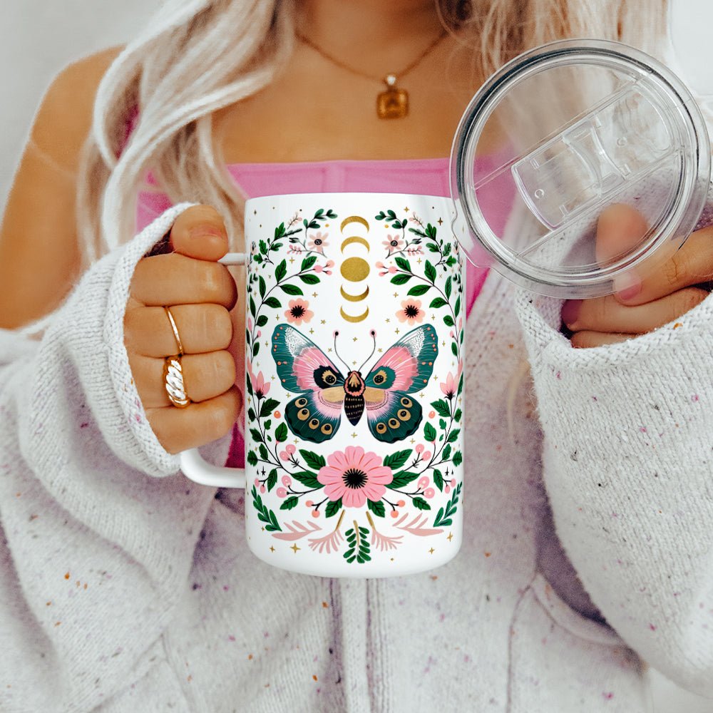 Mystical Butterfly Insulated Travel Mug - Loftipop