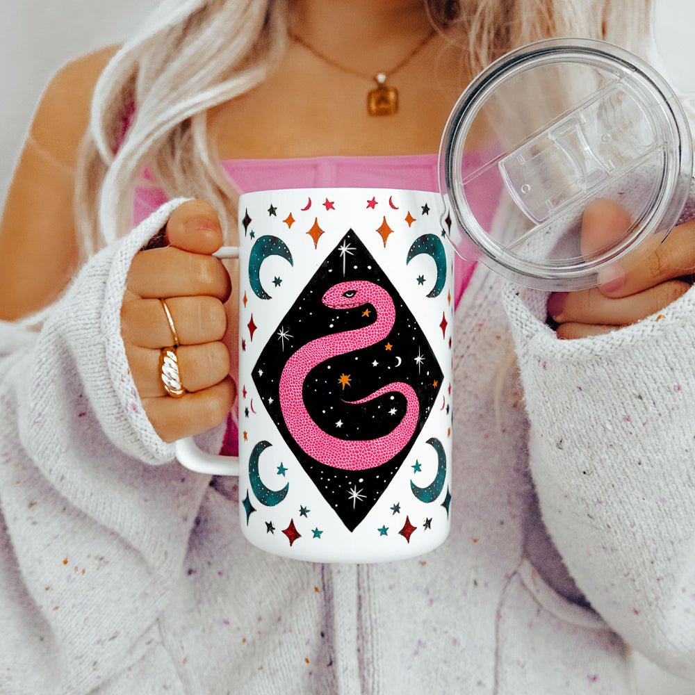 Mystical Snake Insulated Travel Mug - Loftipop