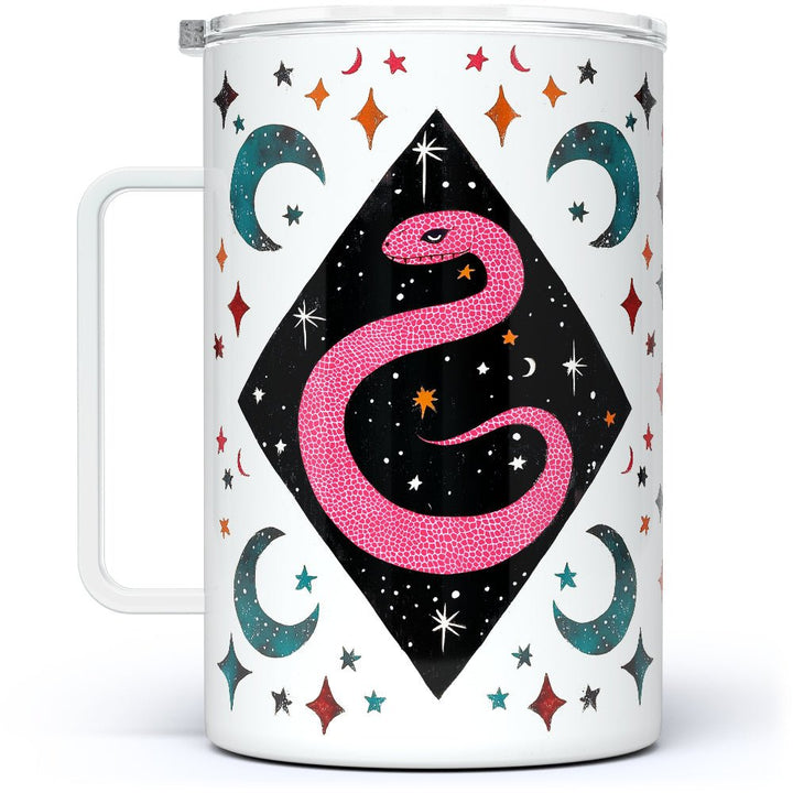 Mystical Snake Insulated Travel Mug - Loftipop