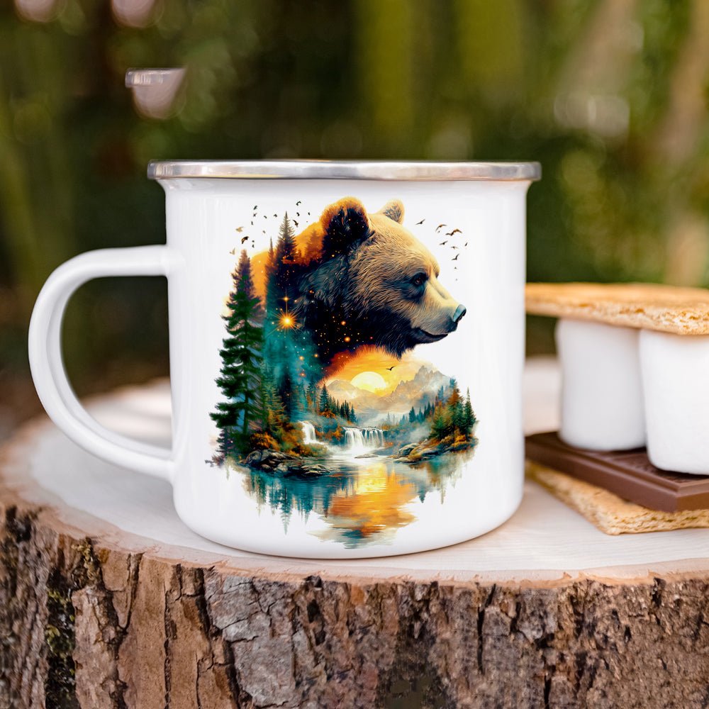 Nature Bear Camp Mug - Loftipop