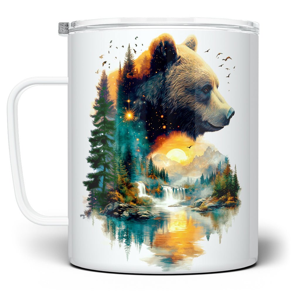 Nature Bear Insulated Travel Mug - Loftipop