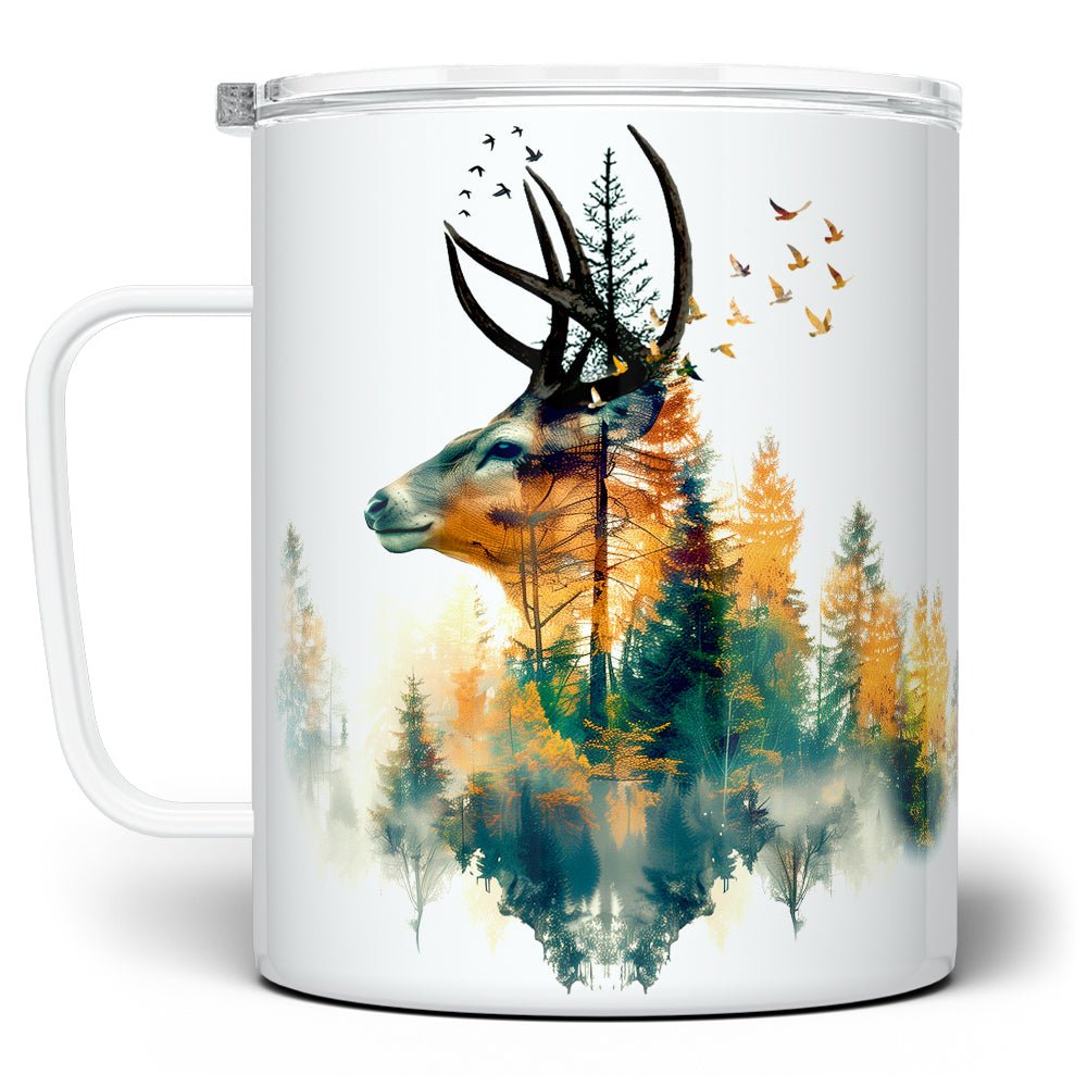 Nature Buck Insulated Travel Mug - Loftipop