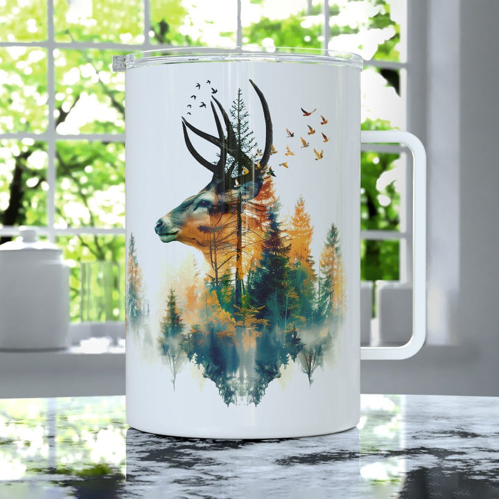 Nature Buck Insulated Travel Mug - Loftipop