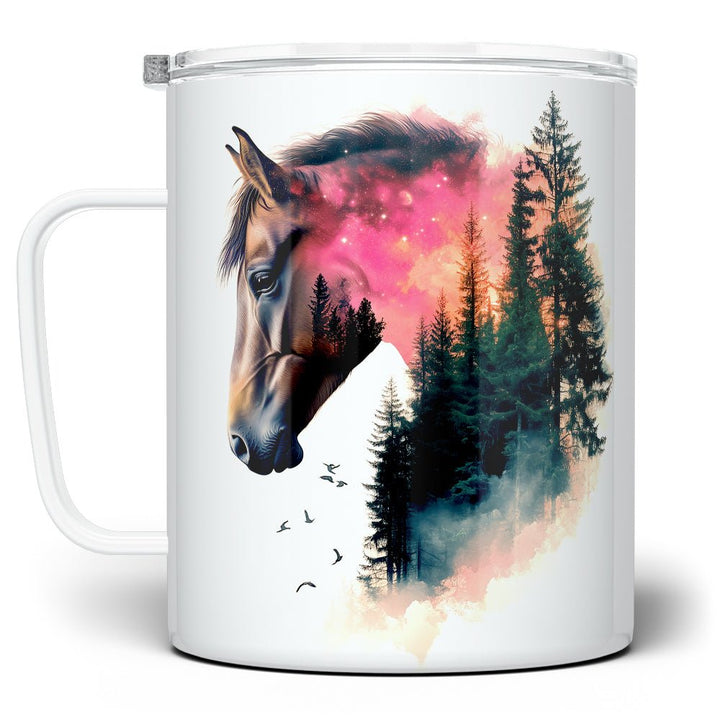 Nature Horse Insulated Travel Mug - Loftipop