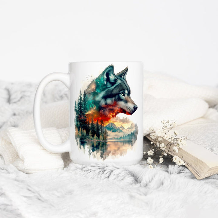 Nature Wolf Mug - Loftipop