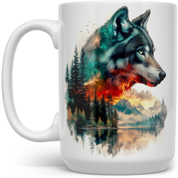 Nature Wolf Mug - Loftipop