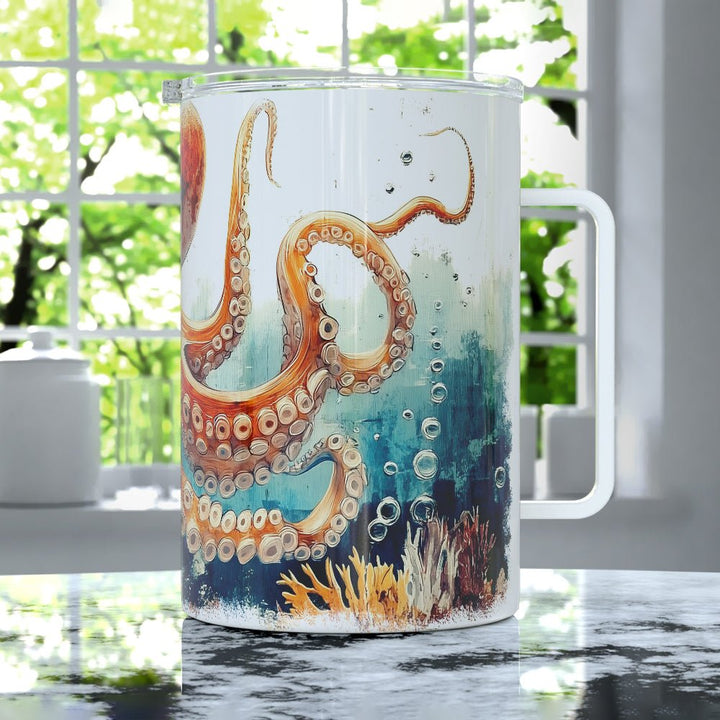 Nautical Octopus Insulated Travel Mug - Loftipop