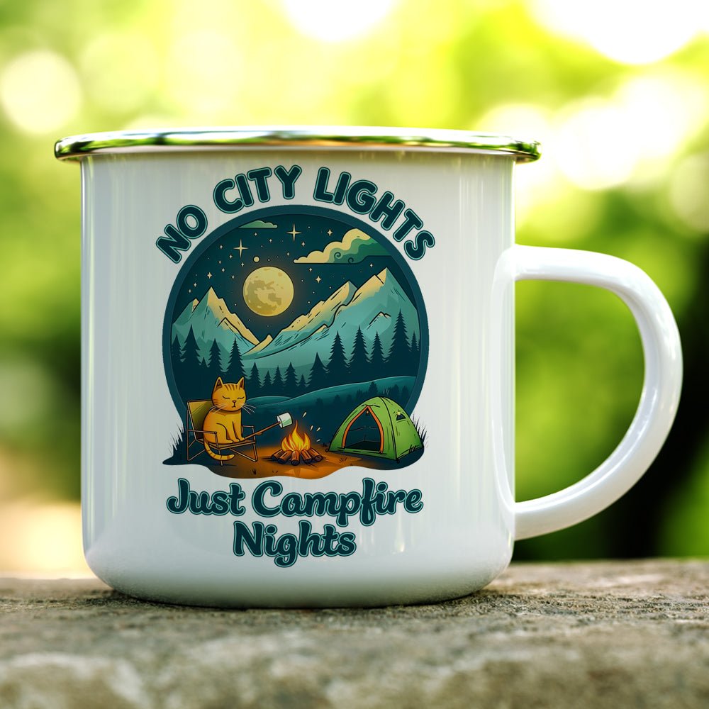 No City Lights Just Campfire Nights Camp Mug - Loftipop