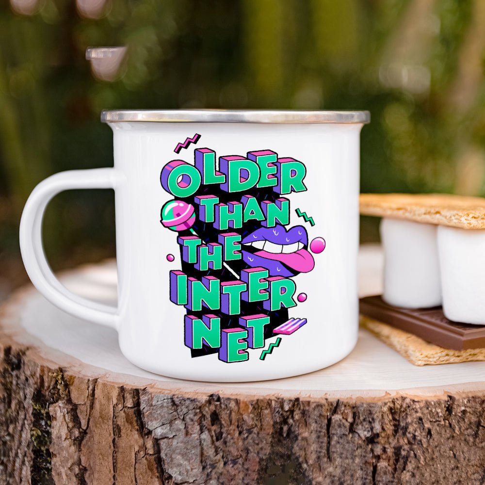 Older Than The Internet Camp Mug - Loftipop