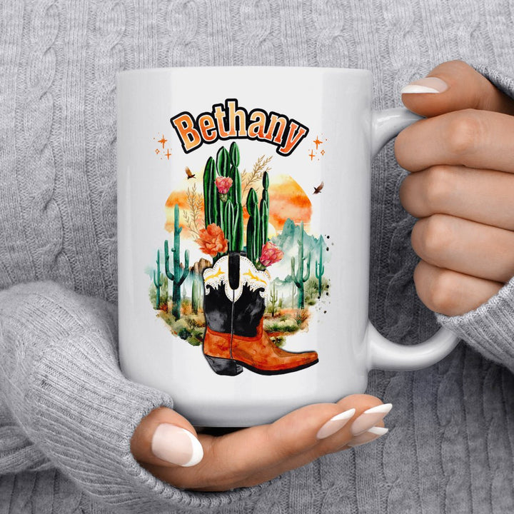 Personalized Name Western Mug - Loftipop