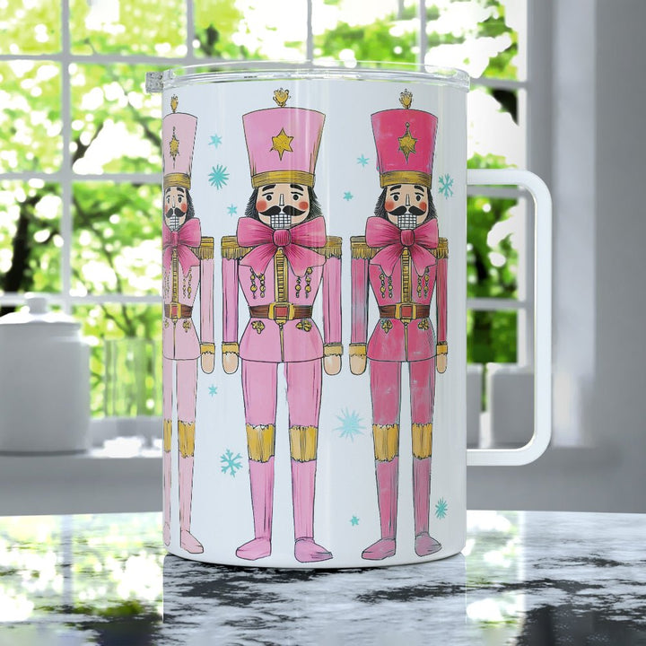 Pink Nutcracker Insulated Travel Mug - Loftipop