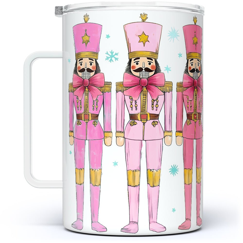 Pink Nutcracker Insulated Travel Mug - Loftipop