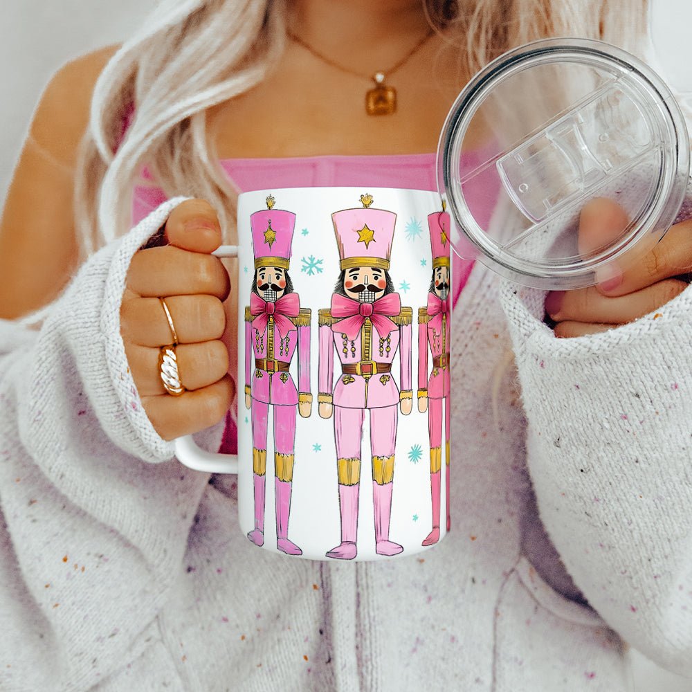 Pink Nutcracker Insulated Travel Mug - Loftipop