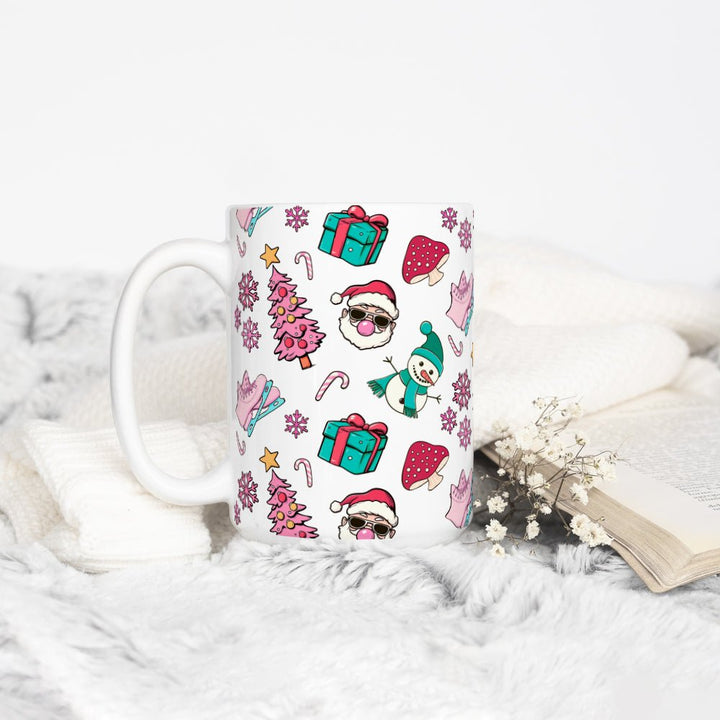 Retro Christmas Pattern Mug - Loftipop