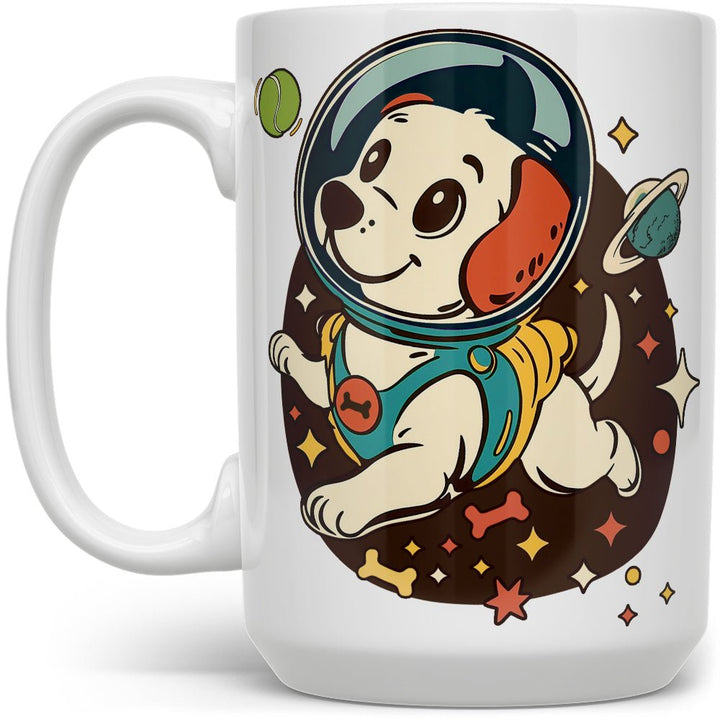 Retro Space Dog Mug - Loftipop