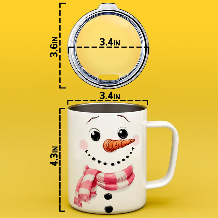 Snowman Insulated Travel Mug - Loftipop