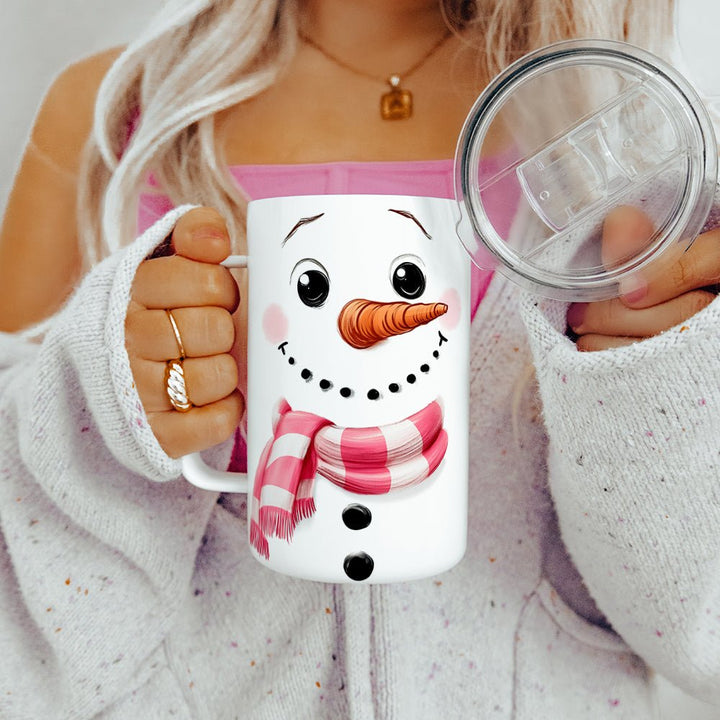 Snowman Insulated Travel Mug - Loftipop