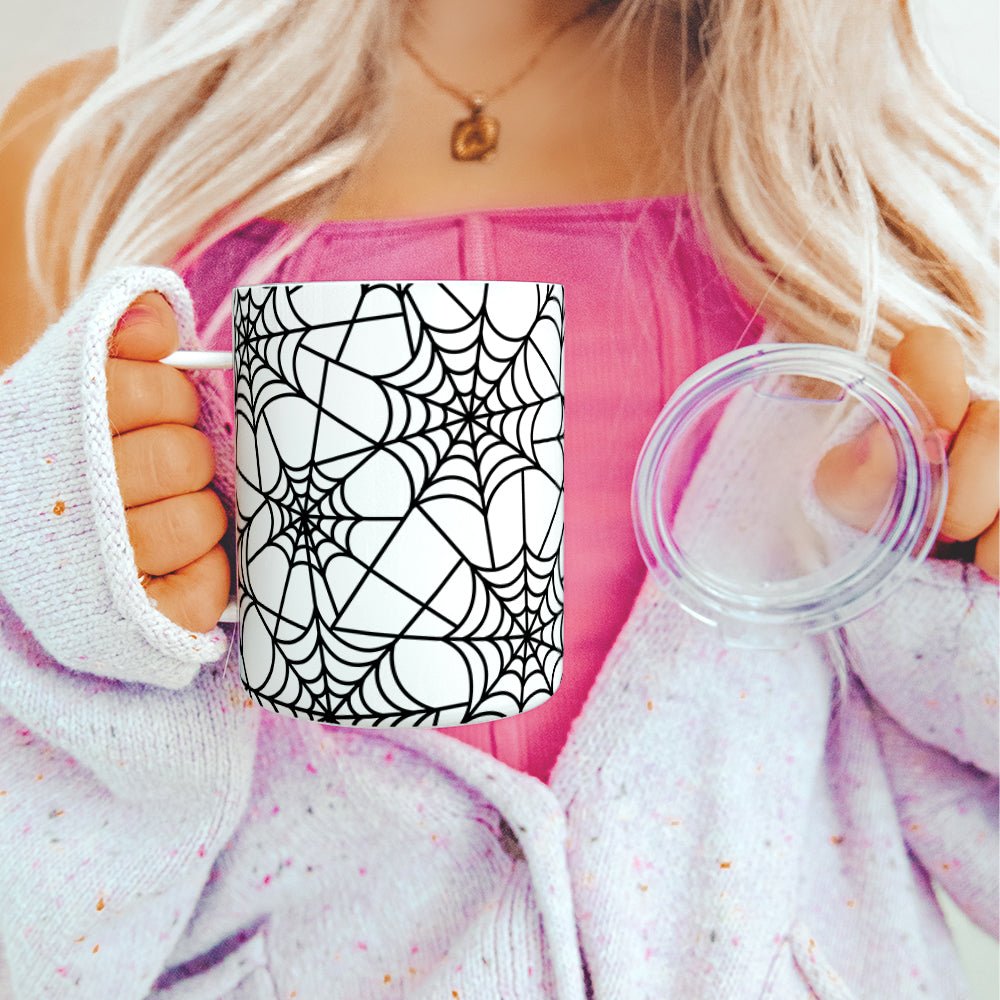 Spiderweb Insulated Travel Mug - Loftipop