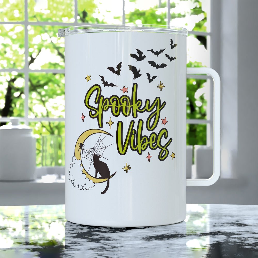 Spooky Vibes Insulated Travel Mug - Loftipop