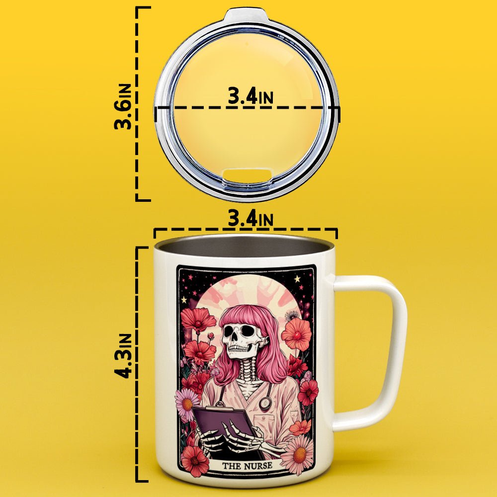 The Nurse Tarot Card Insulated Travel Mug - Loftipop