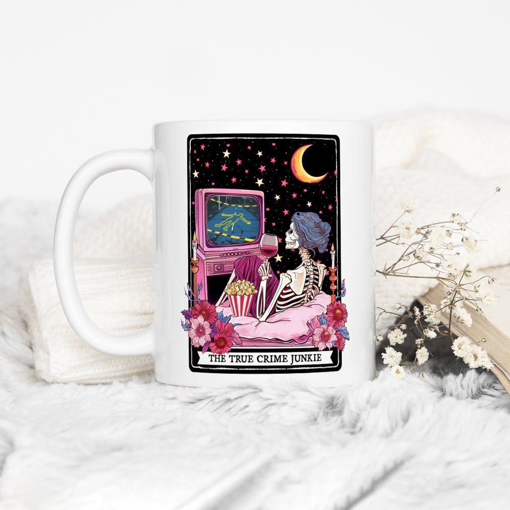 The True Crime Junkie Tarot Card Mug - Loftipop