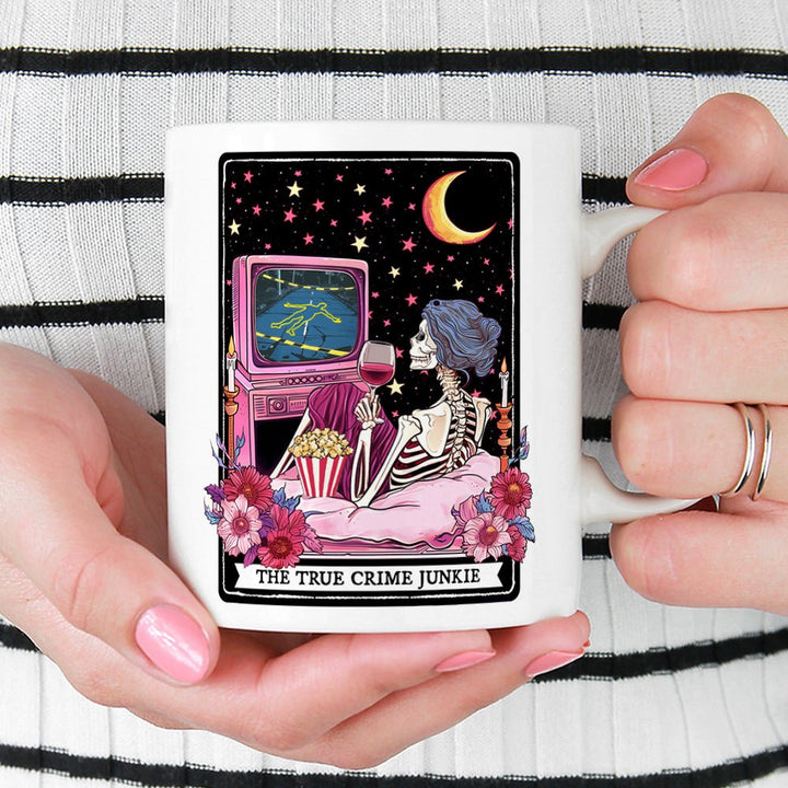 The True Crime Junkie Tarot Card Mug - Loftipop