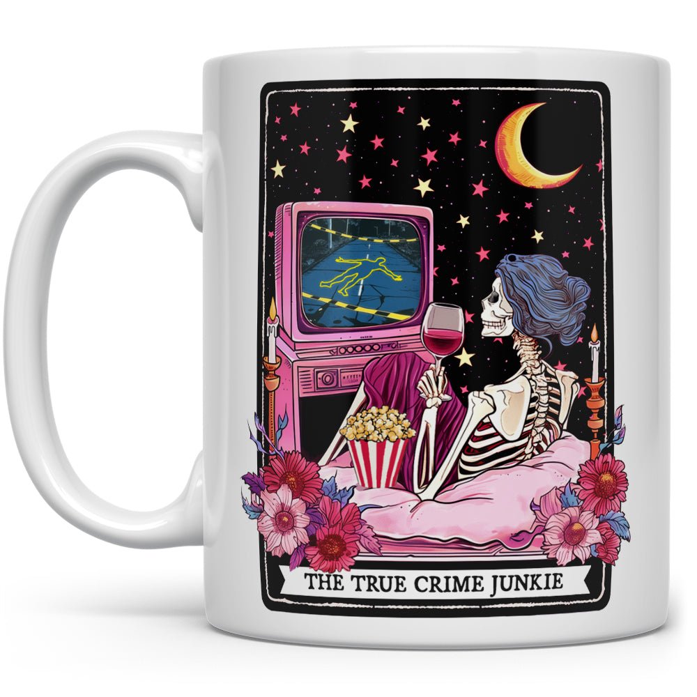 The True Crime Junkie Tarot Card Mug - Loftipop