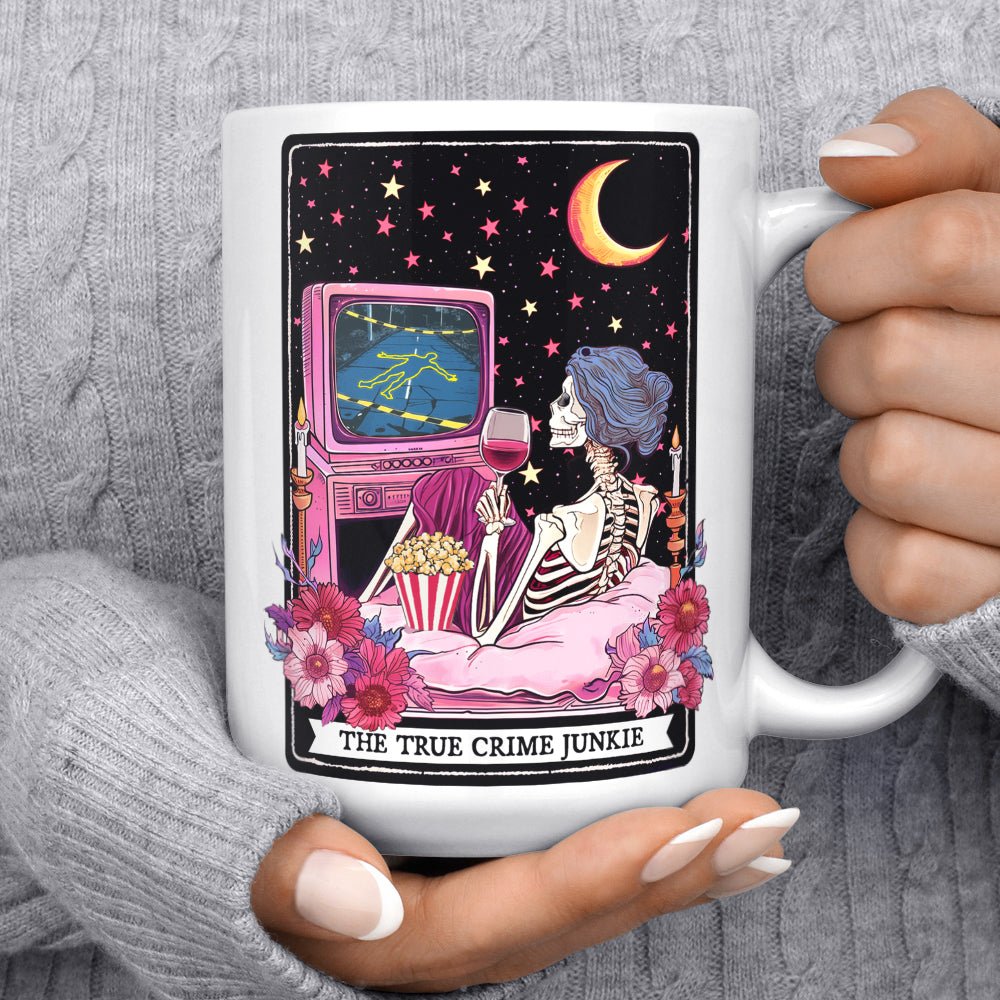 The True Crime Junkie Tarot Card Mug - Loftipop