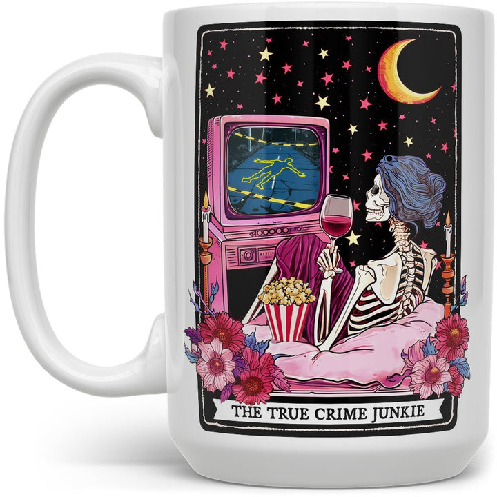 The True Crime Junkie Tarot Card Mug - Loftipop