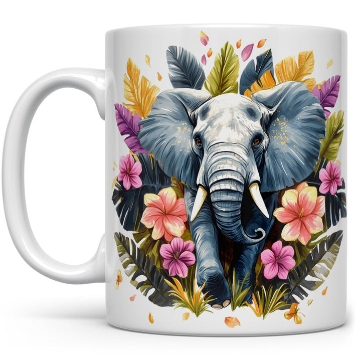 Tropical Elephant Mug - Loftipop