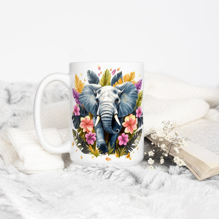 Tropical Elephant Mug - Loftipop