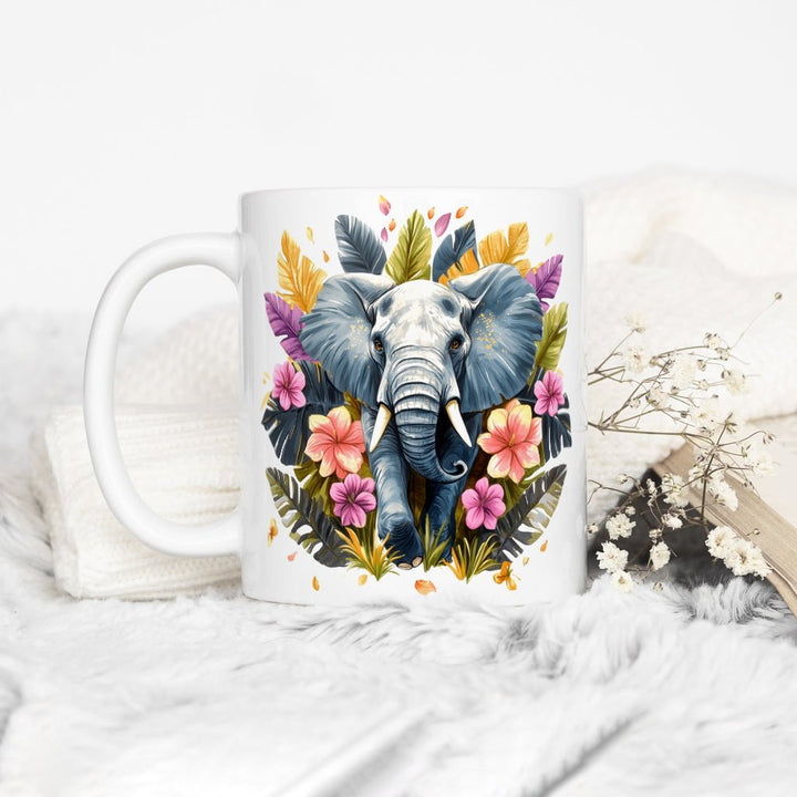 Tropical Elephant Mug - Loftipop