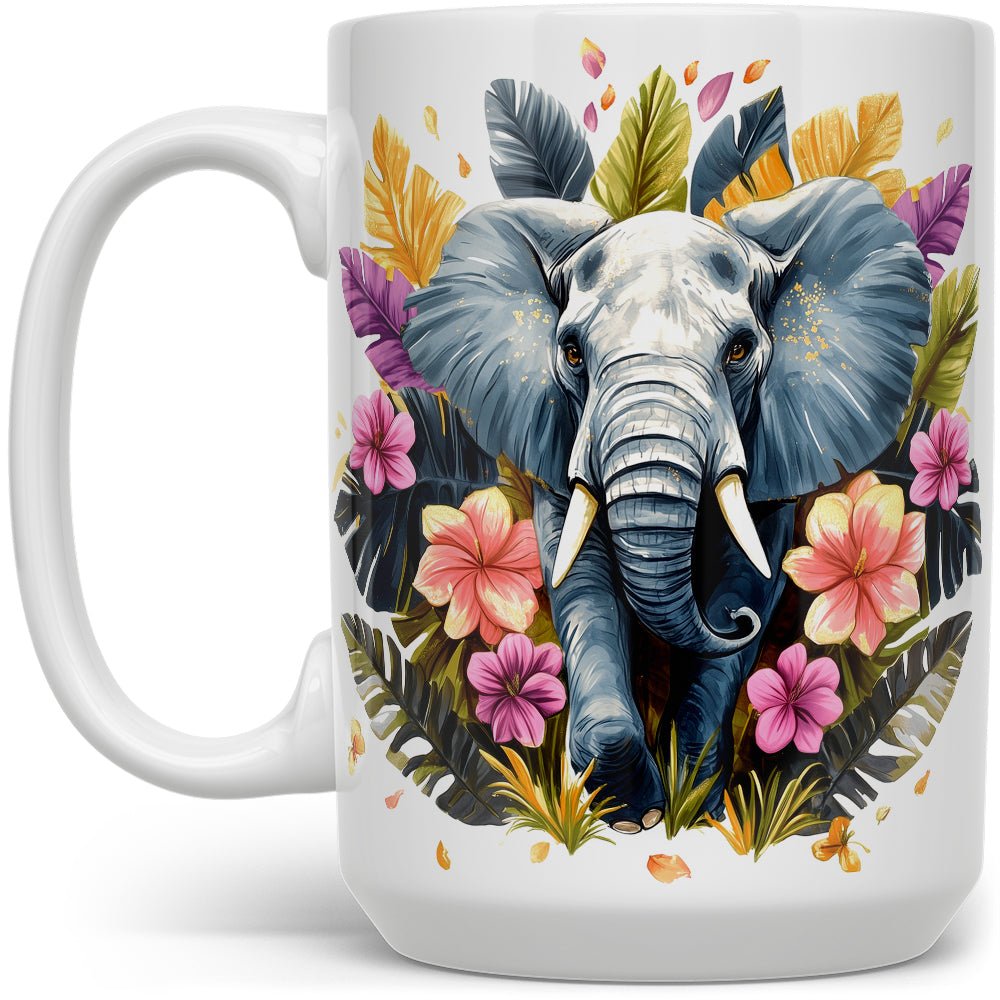 Tropical Elephant Mug - Loftipop