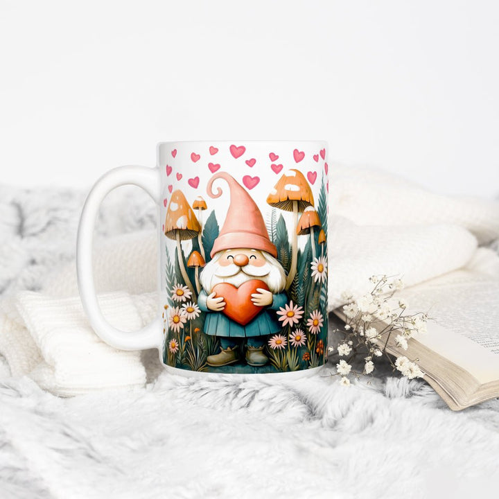 Valentine Garden Gnome Mug - Loftipop