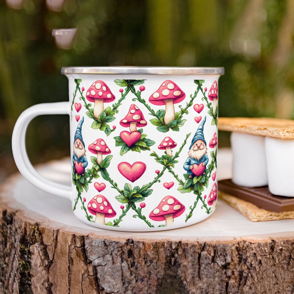 Valentine Gnome Camp Mug - Loftipop