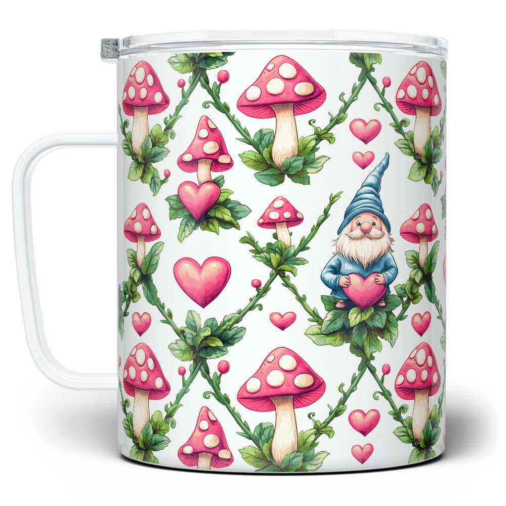 Valentine Gnome Insulated Travel Mug - Loftipop