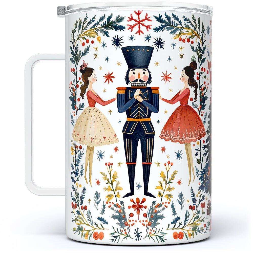 Whimsical Nutcracker Insulated Travel Mug - Loftipop