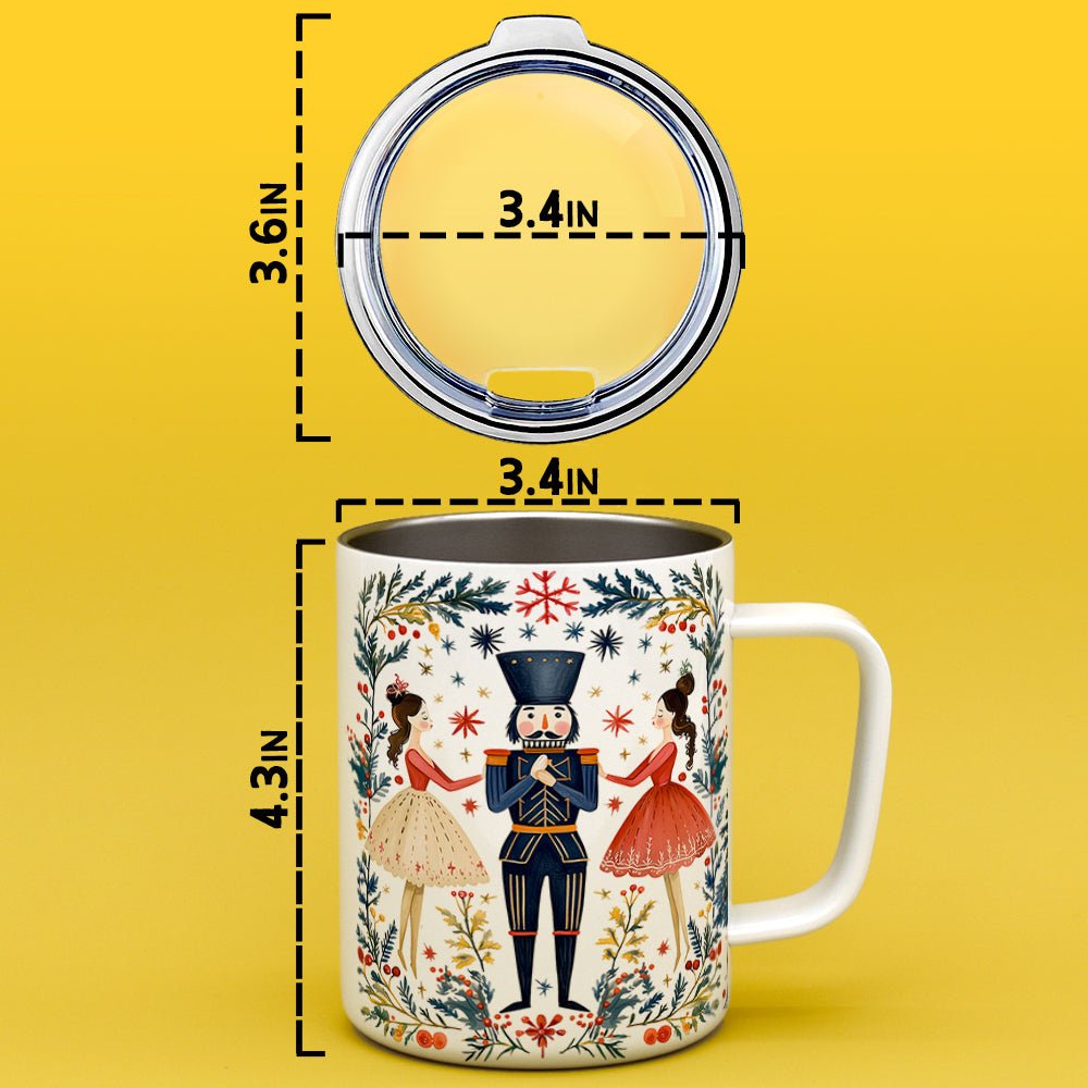 Whimsical Nutcracker Insulated Travel Mug - Loftipop